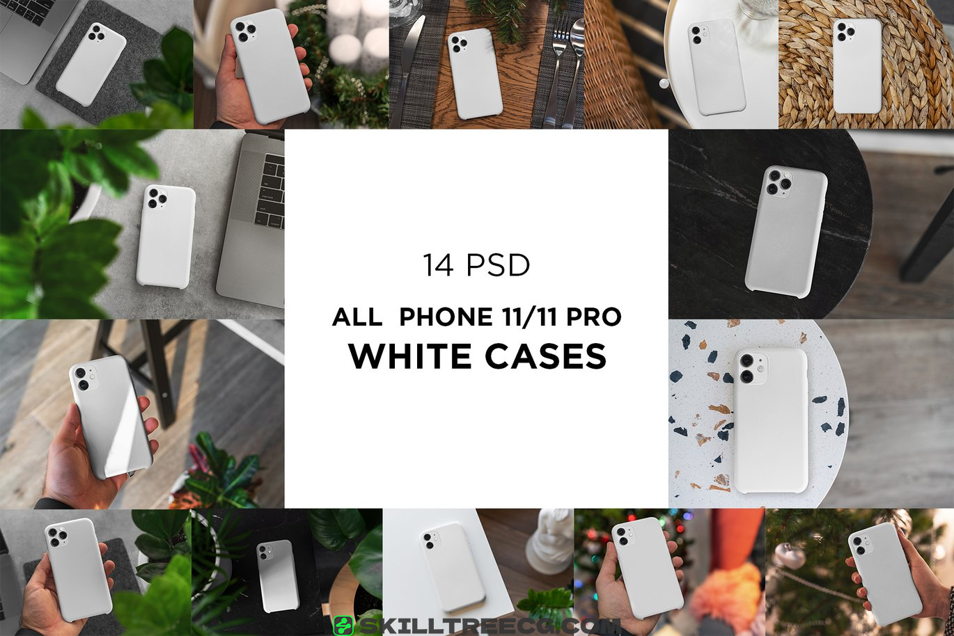 图片[11]-Phone 11/Pro White Case Mock-Up（351904）-技能树